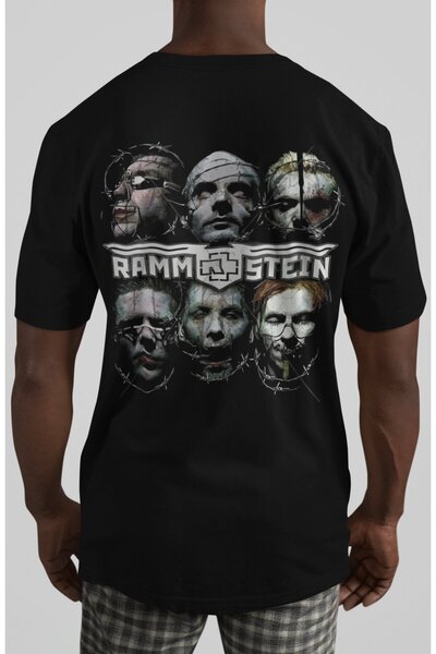 SEVBANO Rammstein rok metal muzički bend, majica sa leđnim printom, unisex, v...
