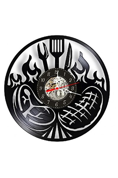 OEM Ceas de perete decorativ cu design de grătar și BBQ, realizat din disc de...