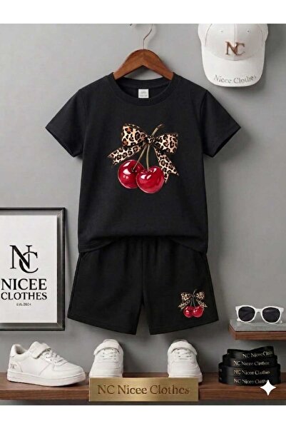 NC Nicee Clothes LETNJA DEČJA MAJICA I KRATKE HLAČE UNISEX (KURDALEE SA ŠAROM...