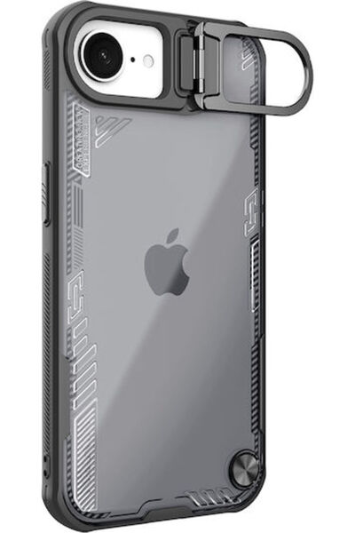 Nillkin Iceblade Prop Μαύρη Θήκη Πλάτης Σιλικόνης (iPhone 17e / 16e)