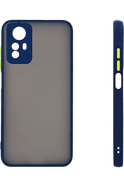Other Sonique Color Button Bumper Silicone / Plastic Blue (Redmi Note 12S)