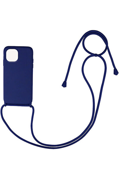 Other Sonique Carryhang Πίσω Θήκη Σιλικόνης 0.5mm με Λουράκι Σκούρο Μπλε (Xia...
