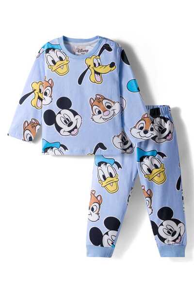 Babyoye Disney Single Jersey Knit Full Sleeves T-Shirt and Pajama Night Suit ...