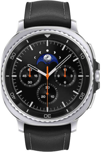 Samsung Galaxy Watch8 Classic Ανοξείδωτο Ατσάλι 46mm Αδιάβροχο με Αισθητήρα Κ...
