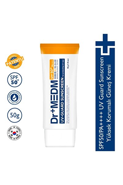 koreurunleri Dermal Dr+Medm Uv Guard Sunscreen High Protection Physical and C...