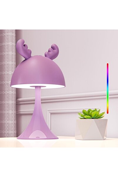 OEM LED сензорна нощна лампа за деца, 7 RGB режима, презареждаема, регулируем...