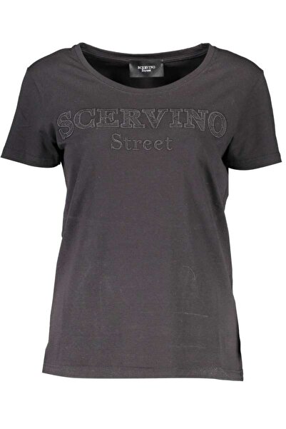 SCERVINO STREET Μπλουζάκι κοντομάνικο Γυναικείο D38TL0699 TSD006-SC002 Μαύρο (L)