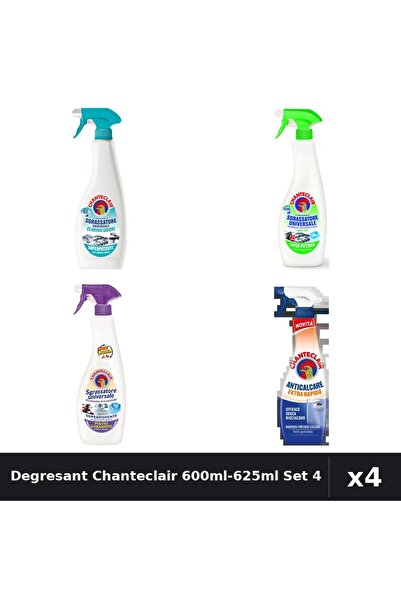 Chanteclair Set 4 Degresant Universal 600ml-625ml - Anti-Miros, Lămâie, Mosc ...