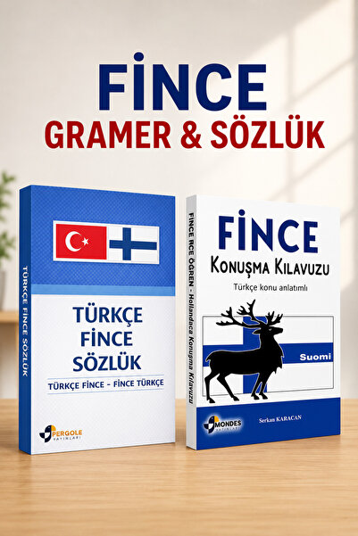 Pergole Yayınları Fince Konuşma Kılavuzu Türkçe Fince Sözlük