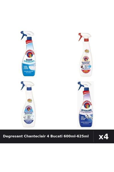 Chanteclair Pachet 4 Degresant Universal 600ml-625ml - Bicarbonat, Marsilia, ...
