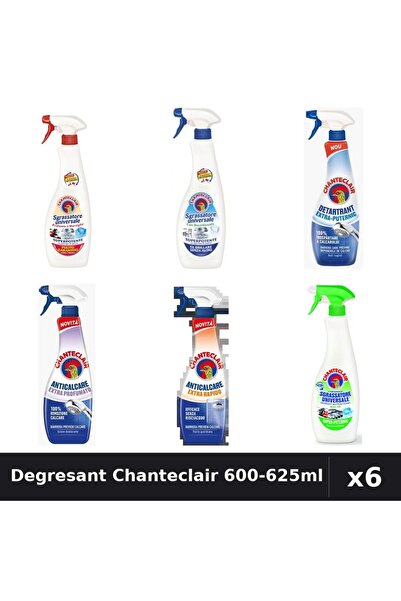 Chanteclair Set 6 Degresant Universal 600-625ml - Marsilia, Bicarbonat, Lămâi...