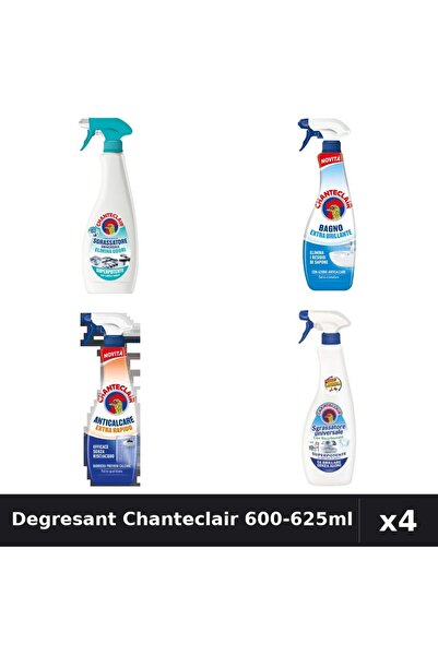 Chanteclair Set 4 Degresant Universal 600-625ml - Anti-Miros, Bicarbonat, Ext...