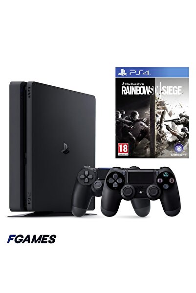 Sony Consola Playstation 4 Slim Ps4 500gb + Două controlere + Tom Clancy& # x...