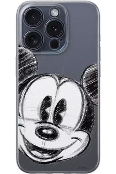 Disney Μίκυ Πίσω Κάλυμμα Σιλικόνης Διαφανές (iPhone 15 Pro) Κωδικός: DPCMIC5006