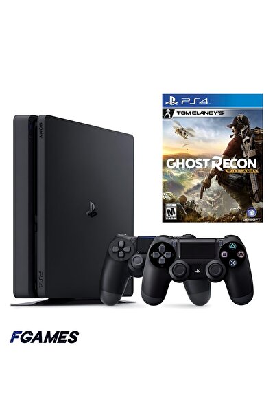 Sony Consola Playstation 4 Slim Ps4 500gb + Două controlere + Tom Clancy& # x...