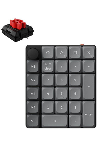 Keychron K0 Max K0M-H1 Ασύρματο Αριθμητικό Πληκτρολόγιο Bluetooth Συμβατό με Mac