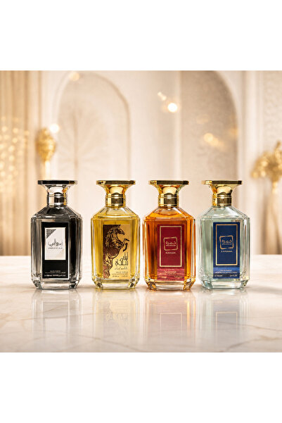 MANASIK Top Bottom Set OF 4 PERFUMES FOR MEN 100 ml - AMEERAT AL ARAB, LAIL M...
