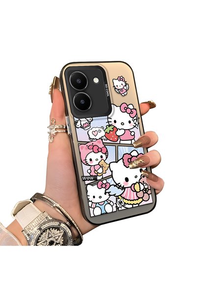 ucuc Vivo Y36 4G/5G Compatible Stylish Cartoon Printed Shockproof Case