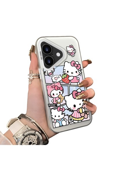 ucuc iPhone 17 Compatible Stylish Cartoon Printed Shockproof Case
