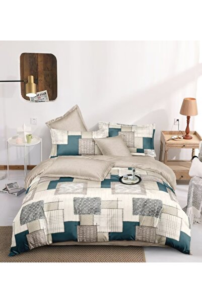 MILANO COLLECTION Finet Double Bed Linen Top Bottom Set 6 Pieces MC-6013