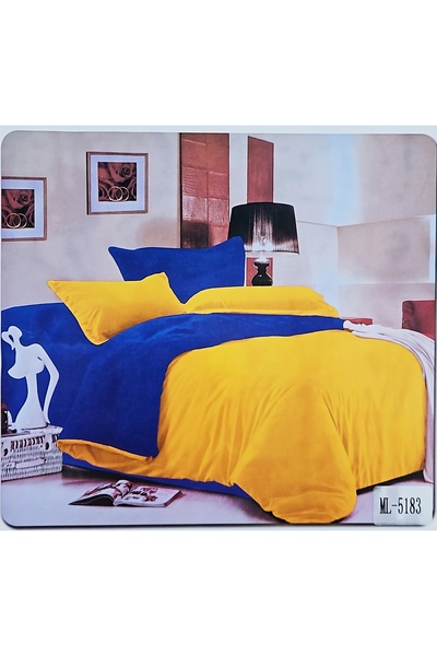 MILANO COLLECTION Fine Double Bed Linen Top Bottom Set 2 Colors MC-5183