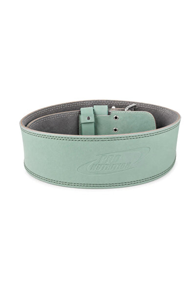 Pro Nutrition Fitness Leather Belt, Pro Nutrition, Turquoise Mint, Size XS