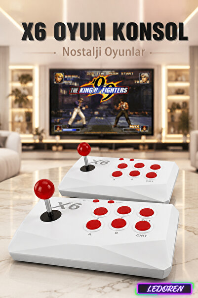 L'eDoren Retro Arcade Oyun Konsolu 20000+ Oyunlu Çift Kablosuz Kollu 4K TV Ba...