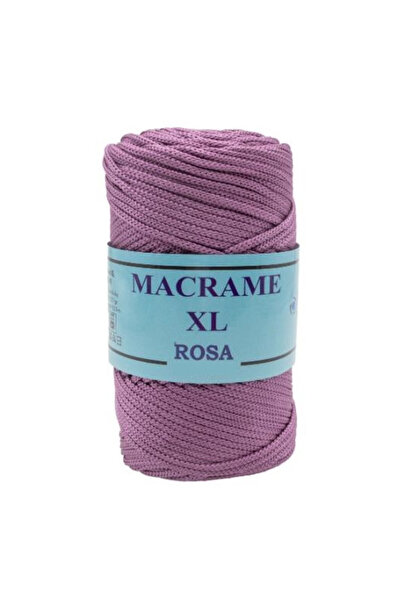 Pin Trade SRL Macrame XL Rosa 77 pre-knitted thread spool, 100% polypropylene...
