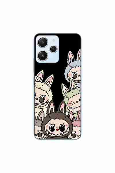 OEM Husa compatibila cu Xiaomi Redmi 12 4G Silicon Gel Tpu Model Labubu Patte...