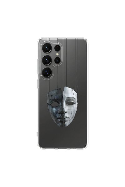 PPKin Samsung Galaxy S25 Ultra Compatible Aesthetic Face 7 Design Transparent...