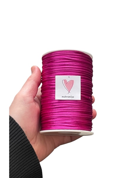 Makromİps 2 mm Thick Floch Cord 1 Spool (100 Yrd) Rat Tail Jewelry Bracelet E...