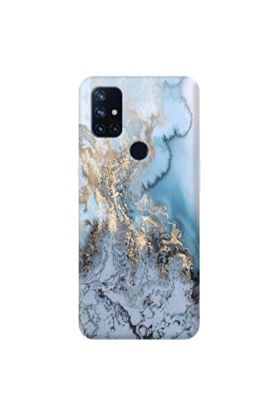 Other Oneplus Nord 10 Marble Gold Design Transparent Silicone TPU Θήκη