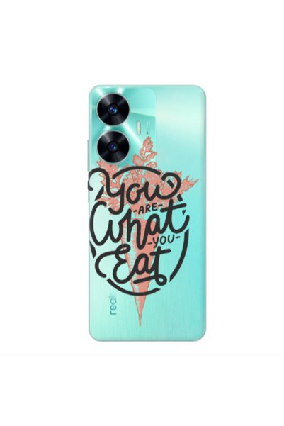Other Realme C55 You are What You Eat Transparent Silicone TPU Θήκη