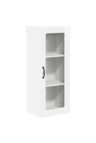 vidaxl Dulap de bucătărie Alb lucios 40 x 31 x 100 cm Lemn compozit