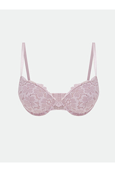 LC Waikiki Rmz Gi̇yi̇m Farkiyla Underwire Padded Lace T-Shirt Bra