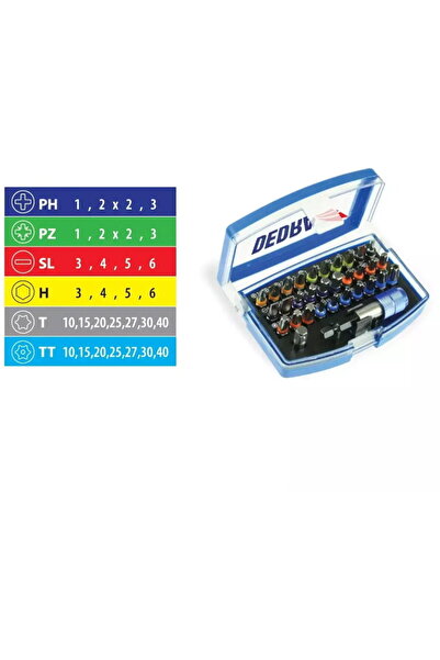 DEDRA EXIM Set de capete de Еџurubelni?Дѓ 32buc