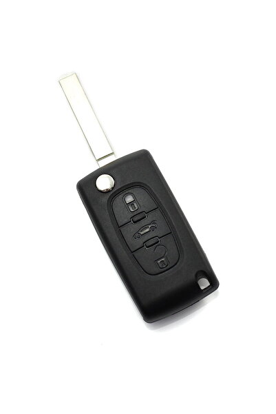 CarGuard Citroen / Peugeot 307 - 3-button key case, VA2-SH3 blade, with batte...