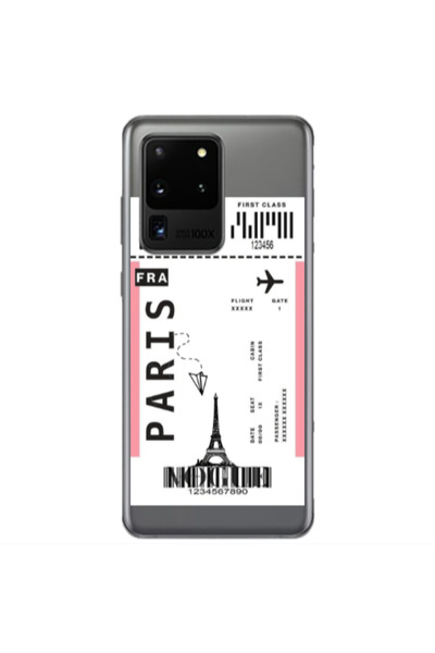 Other Samsung S20 Ultra Paris FRA Transparent Silicone TPU Θήκη