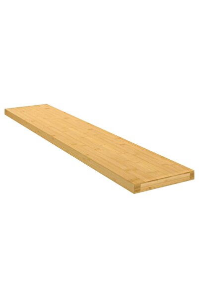 vidaxl Raft de perete, 100x20x4 cm, bambus