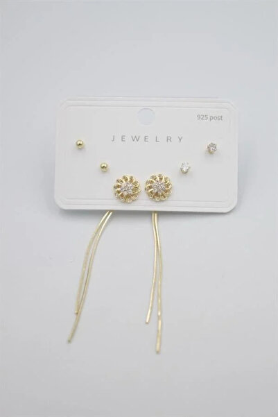 Marsilyan Nvdn- Ieg - Multiple Set Earrings - Gold Iegrs-Nvdn1