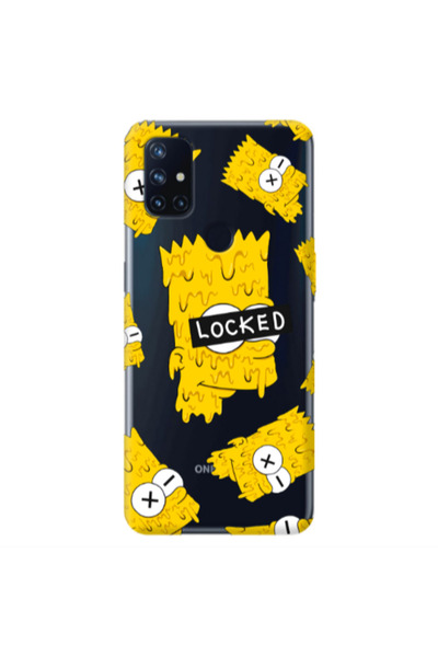 Other Oneplus Nord 10 Bart Simpson Transparent Silicone TPU Θήκη