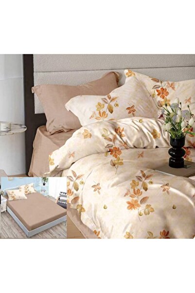 NufJoy Double Bed Linen Top Bottom Set Fine Thick 6 Pieces, Stretchy Sheet 16...