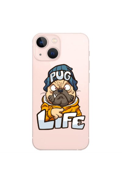 Other Apple iPhone 13 Mini Pug Life 2 Transparent Silicone TPU Θήκη