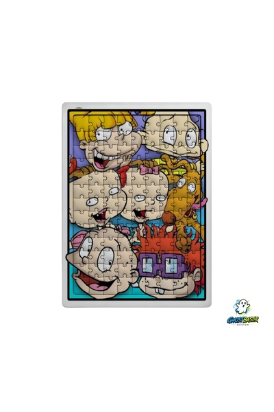 Ghostbastır Design Rugrats 99 Piece Footed Puzzle – Decorative Children's Puz...