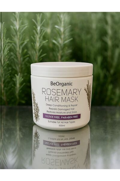 BEORGANİC HAIR MASK ROSE MARY 500ML