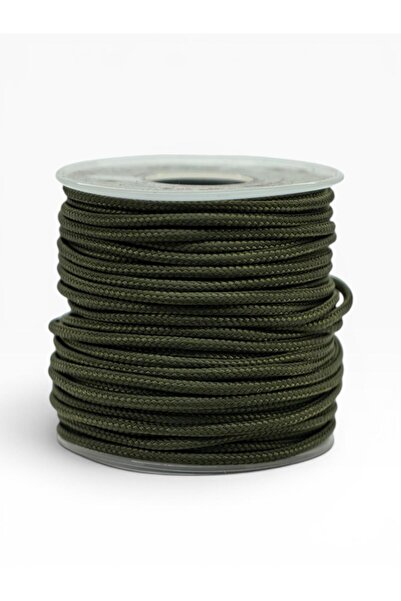 Bileklik, Outdoor ve Hobi Polyester Paracord İpi 2.2 mm No:1 20 Metre Haki