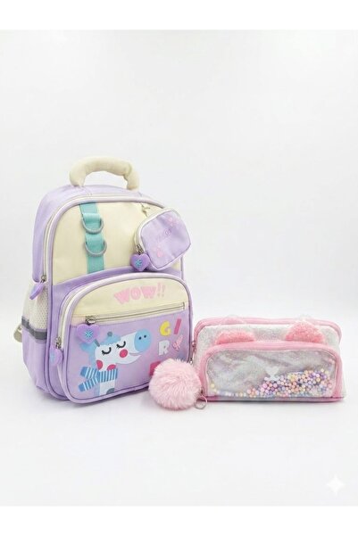 Speedy Bags حقيبة ظهر للأطفال مع ملحقات مميزة بتصميم خاص وحامل أقلام لرياض ال...