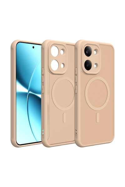 Techsuit Case for Xiaomi Poco X8 Pro Max, HaloFrost II MagSafe, shockproof, gold