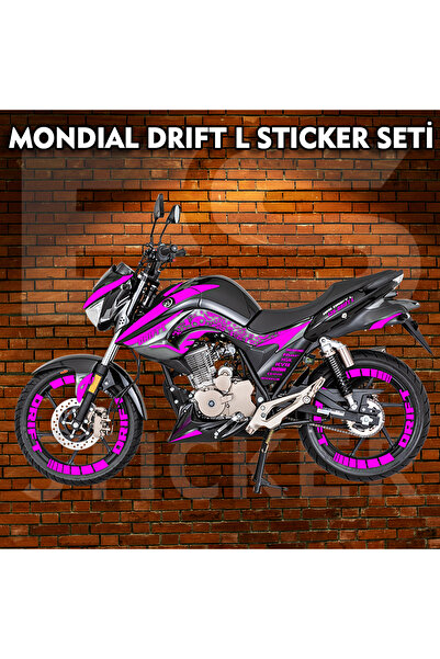 Mondial Drift L Sticker Seti