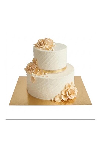 OEM Top Bottom Set of 10 rectangular gold cake and cupcake trays, 24 x 34 cm